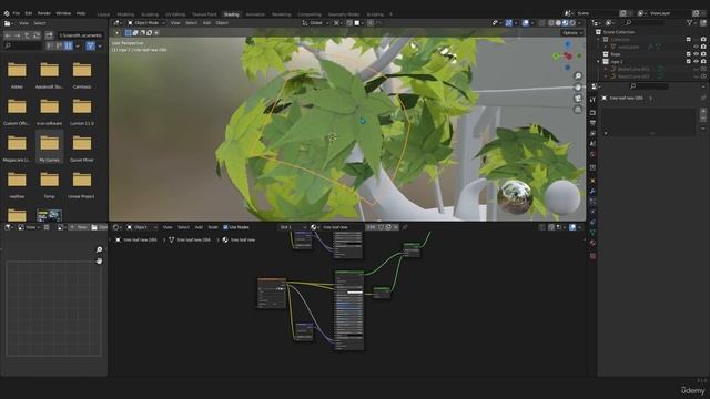 22 - Backfacing node small size texture for tree смотреть онлайн