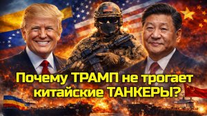 ПОЧЕМУ ТРАМП НЕ ТРОГАЕТ КИТАЙСКИЕ ТАНКЕРЫ? НИКОЛАЙ ПЛАТОШКИН