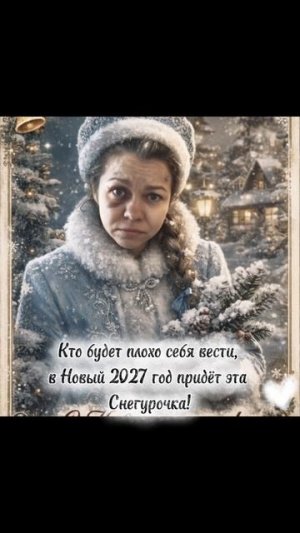 ЖДИТЕ ЭТУ СНЕГУРОЧКУ В СЛЕДУЮЩИЙ НОВЫЙ ГОД! ИРИШКА ЧИКИ ПИКИ ПРИНЕСЁТ ПОДАРОЧЕК