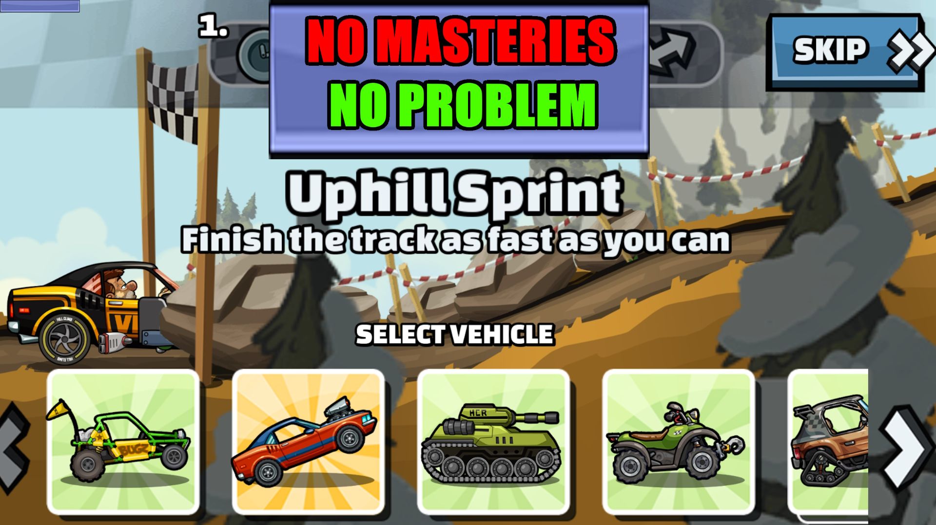 👌 NO MASTERIES NO PROBLEM 👌 (Tread Lightly) - Hill Climb Racing 2 смотреть онлайн