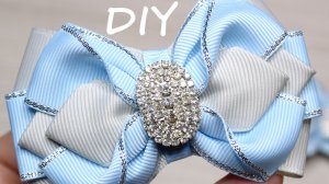 Элегантный аксессуар для волос. Мастер-класс банта из ленты шириной 2,5 см