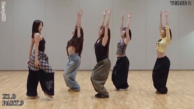 LE SSERAFIM - 'SPAGHETTI' Dance Practice Mirrored Tutorial (SLOWED) смотреть онлайн