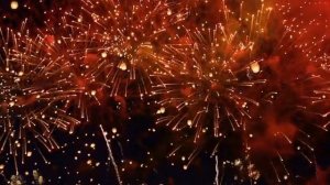 Футаж фейерверк, салют_фоновая заставка монитор для видеомонтажа