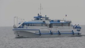 Теплоход ОМ-357. Идём по Жигулёвскому морю. Boat trip