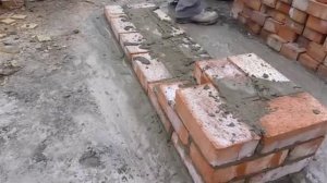 13.2.Кирпичная кладка с отвесом