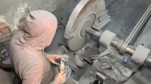 Удивительный процесс изготовления лезвия для измельчения мякины ||