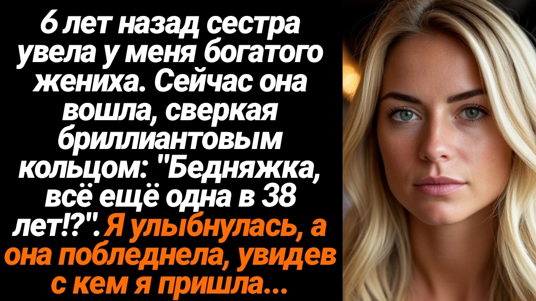 Жизненные Истории/6 лет назад сестра увела у меня богатого жениха. Сейчас она вошла, сверкая бриллиа смотреть онлайн