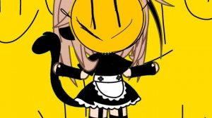 маску и жёлтый фон рисовала сама