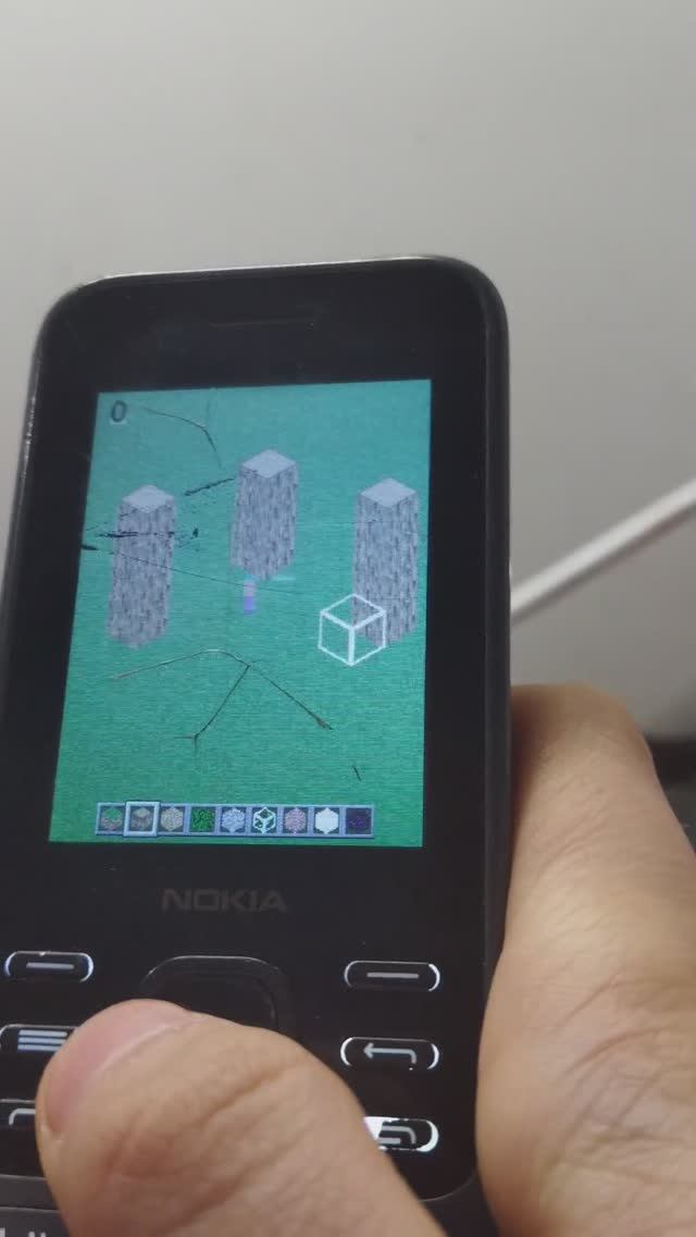 запускаю minecraft на NOKIA 6300 4g смотреть онлайн