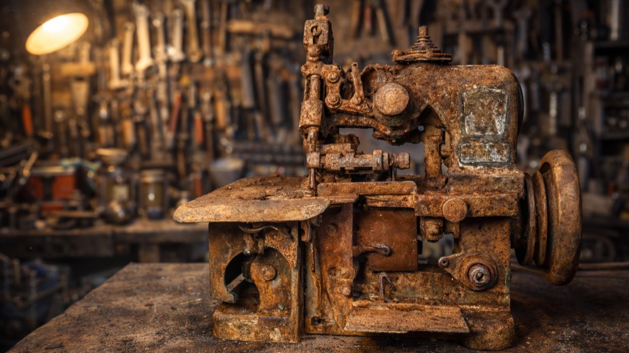 Реставрация Старой Ржавой Швейной Машинки смотреть онлайн