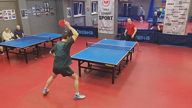 отбор Грязнов Г. (611) - Корсовский В. (557) 08.01 настольный теннис Любительский турнир смотреть онлайн
