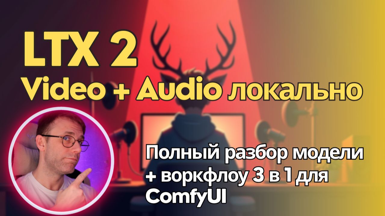 LTX 2 - Sora 2 / Veo 3 давай до свидания. Локальная модель для создания видео со звуком. В ComfyUI смотреть онлайн