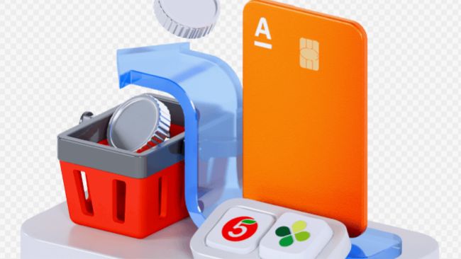 Дебетовая  Апельсиновая Альфа карта.: 7% кешбэк - ПЯТЕРОЧКА  и ПЕРЕКРЕСТОК . БОНУС- 5000 бал Х5 клуб