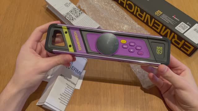 Цифровой уровень Ermenrich Verk LD25, с лазером | Ermenrich – видео распаковки смотреть онлайн