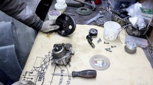 Насос ГУР от Металпарт/разборка насоса ГУР патриота