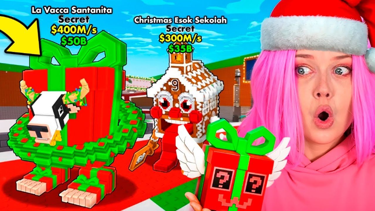 НОВЫЙ ГОД В УКРАДИ БРЕЙНРОТ! ОБОКРАЛИ ВЕСЬ СЕРВЕР! РОБЛОКС! смотреть онлайн