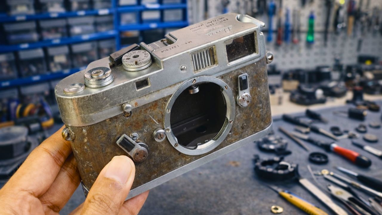 Реставрация Фотоаппарата Leica M4 смотреть онлайн