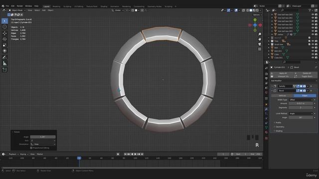 24 - How to model a game assets barrel смотреть онлайн