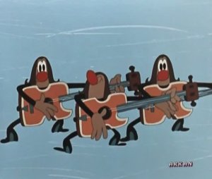 гр Воскресенье - Слепили бабу на морозе (клип)