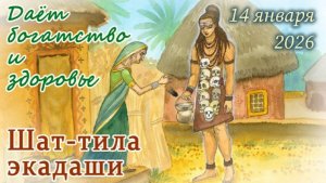 Шат-тила Экадаши: 14 января 2026. Экадаши, приносящий здоровье и богатство.
