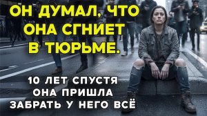 Он Думал, Что Она Сгниет В Тюрьме  10 Лет Спустя Она Пришла Забрать У Него Всё...