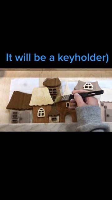 Изготовление большой ключницы для конкурса. Архивное видео.