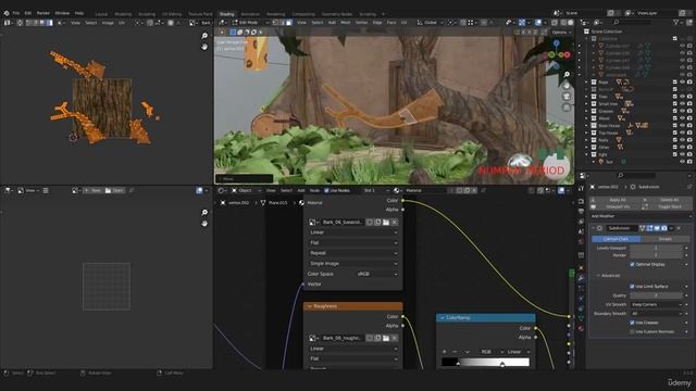 42 - Texturing the tree bark other props смотреть онлайн