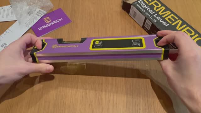 Цифровой уровень Ermenrich Verk LL30 | Ermenrich – видео распаковки смотреть онлайн