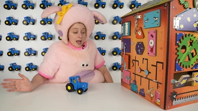 СИНИЙ ТРАКТОР СТИКИБУК и Крокозябра - Распаковка и игра в Стикибук Stickybook - КуКуPlay