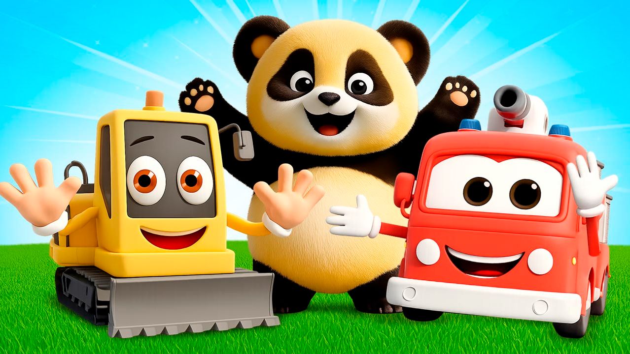 Мультик про медвежонка Акселя и машинки: пожарная машина смотреть онлайн