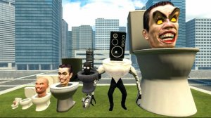 МОИ СКИБИДИ ТУАЛЕТЫ СОШЛИ С УМА! Угар и безумие в Garry's mod