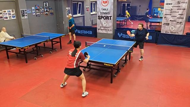 Ноговицина А. (526) - Ушаков А. (574) 08.01 настольный теннис Любительский турнир смотреть онлайн