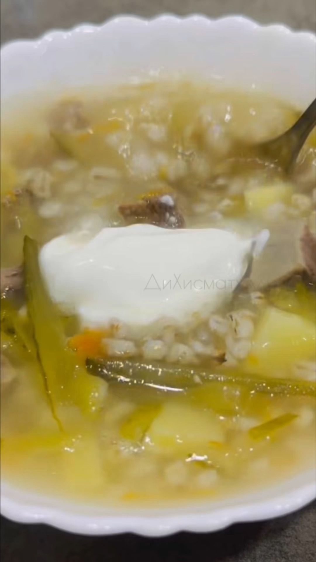 Рассольник с перловкой и огурцами - классический рецепт смотреть онлайн