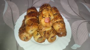 сосиски в тесте в аэрогриле