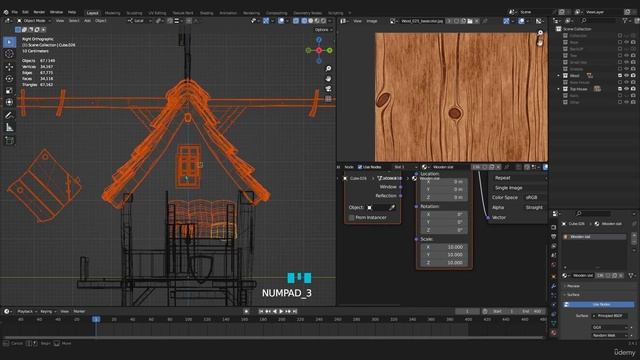 32 - 30 02 painted Green wood UV Unwrapping смотреть онлайн