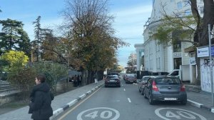 Ялта. По Гоголя от Достоевского ул., до набережной. Отель "Ореанда". 18.12.2025. Крым. Crimea. Yalta