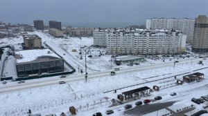 Снегопад в Анапе. 12 января.