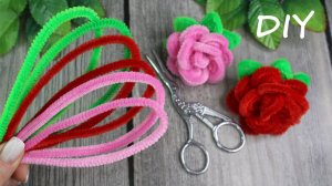 Как сделать розу из синельной проволоки быстро и просто. Мастер-класс цветы из проволоки