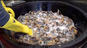 подборка  залипательного процесса приготовления корейской еды