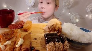 Mukbang ASMR|Подписывайтесь на канал🍣✨ 💜✨