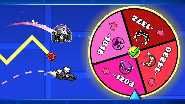 (Decody) Гонка на РУЛЕТКЕ ХУДШИХ ДЕМОНОВ в Geometry Dash смотреть онлайн