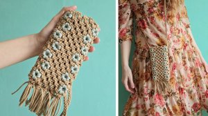 ЧЕХОЛ ДЛЯ ТЕЛЕФОНА🌸 | Макраме мастер-класс