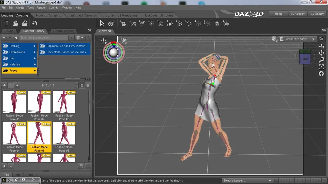 Super simple rigging in Daz Studio смотреть онлайн