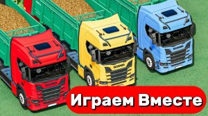 МУЛЬТИКИ ПРО РАЗНОЦВЕТНЫЕ МАШИНКИ И ТРАКТОРЫ ДЛЯ ДЕТЕЙ 🚜 ГОНКИ ТРАКТОРОВ ДЛЯ ДЕТЕЙ №13