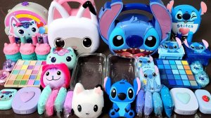 Стич и Кошечка Смешивают крутые Слаймы. АСМР Видео