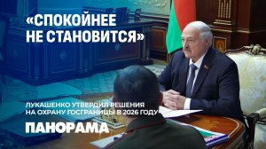 Лукашенко: наши пограничники постоянно в боевой готовности. Панорама