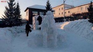 В учреждениях ГУФСИН Кузбасса начали создавать снежные городки