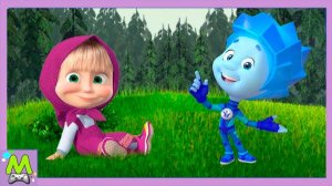 Маша и Медведь против Фиксиков.Мультяшные Догонялки.Кто Самый Быстрый и Ловкий