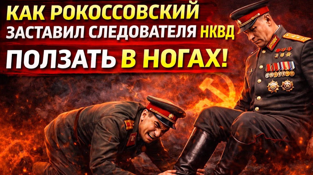 НАШЕЛ СВОЕГО ПАЛАЧА. Как Рокоссовский Заставил Следователя НКВД Ползать В Ногах! смотреть онлайн