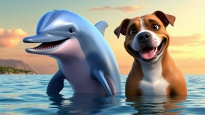 Дельфин против Питбуля